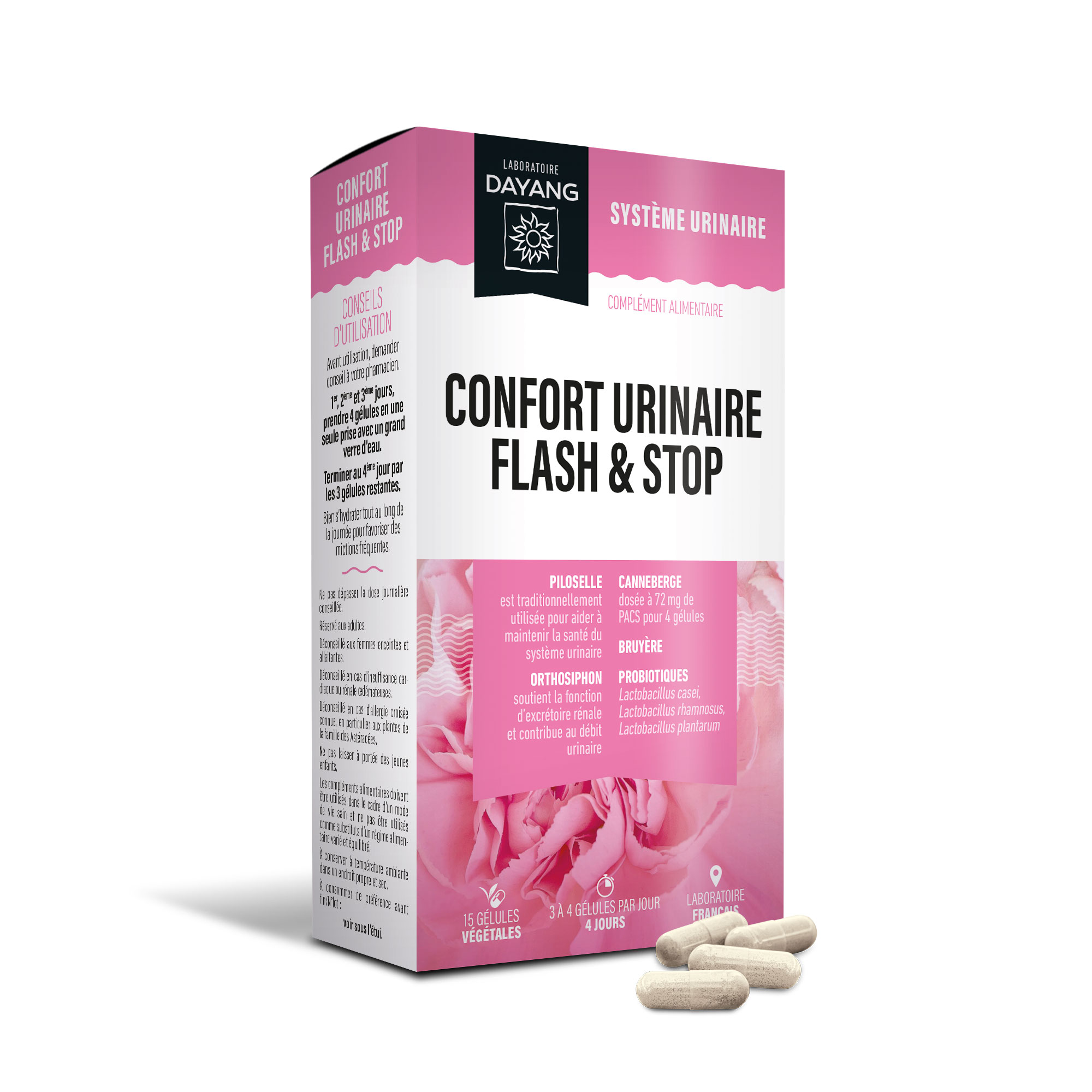 Confort urinaire flash & stop