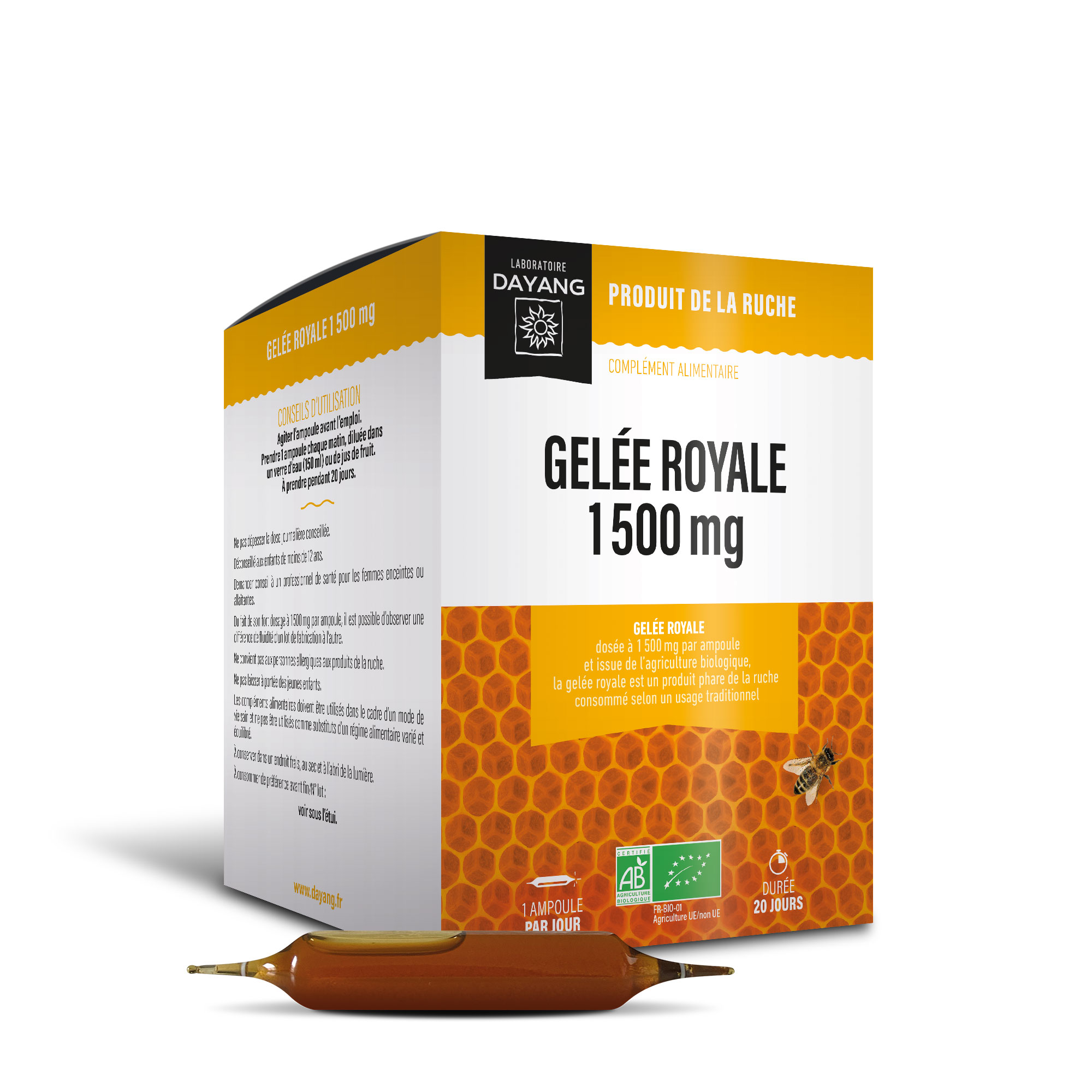 Gelée royale 1500 mg BIO