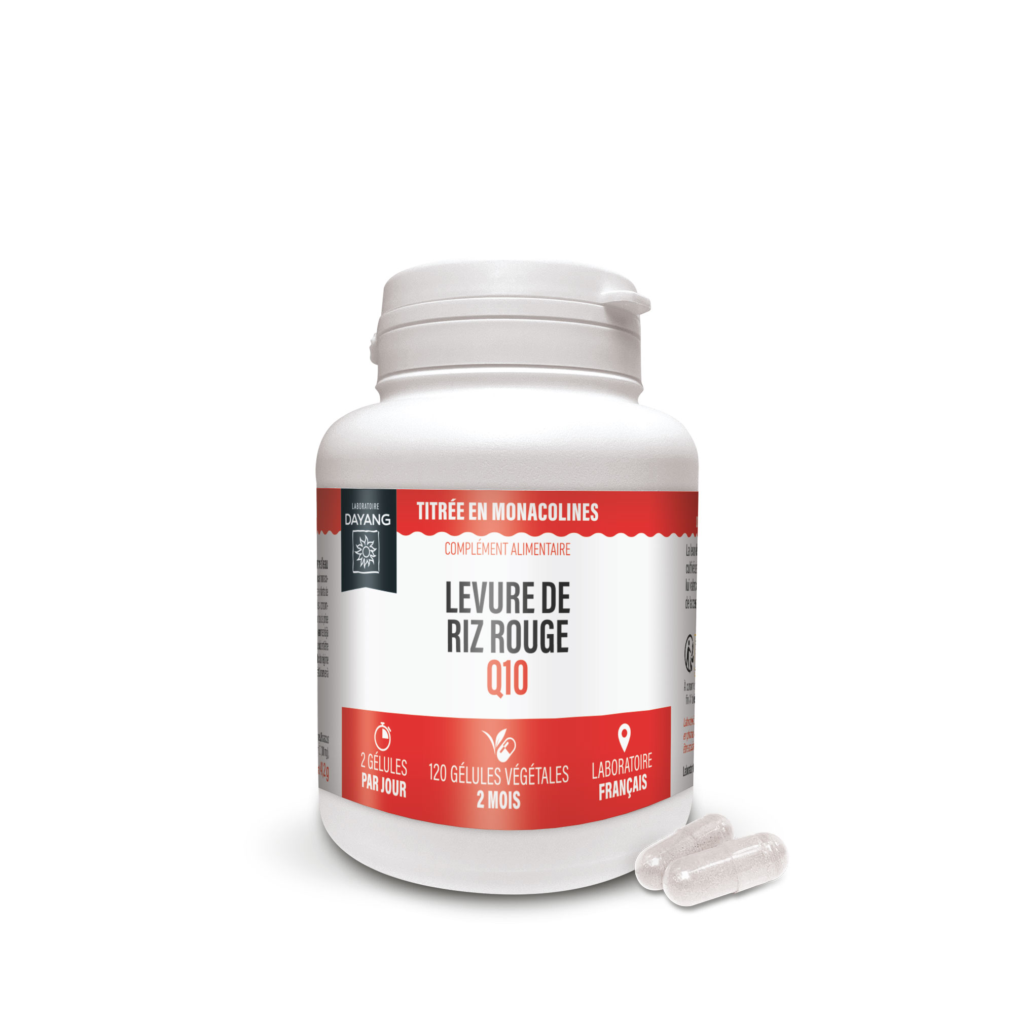 Levure de riz rouge 2,9 mg + Q10