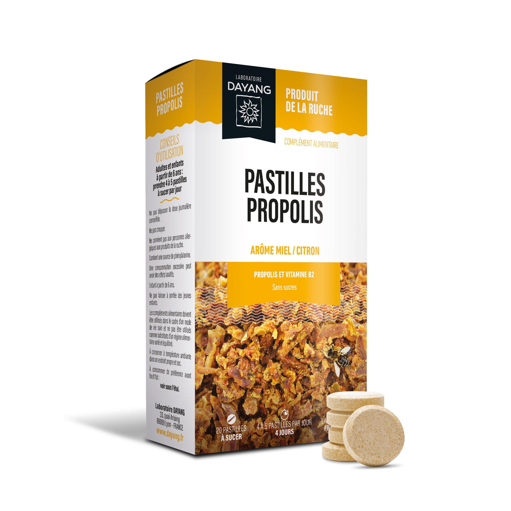 Pastilles propolis