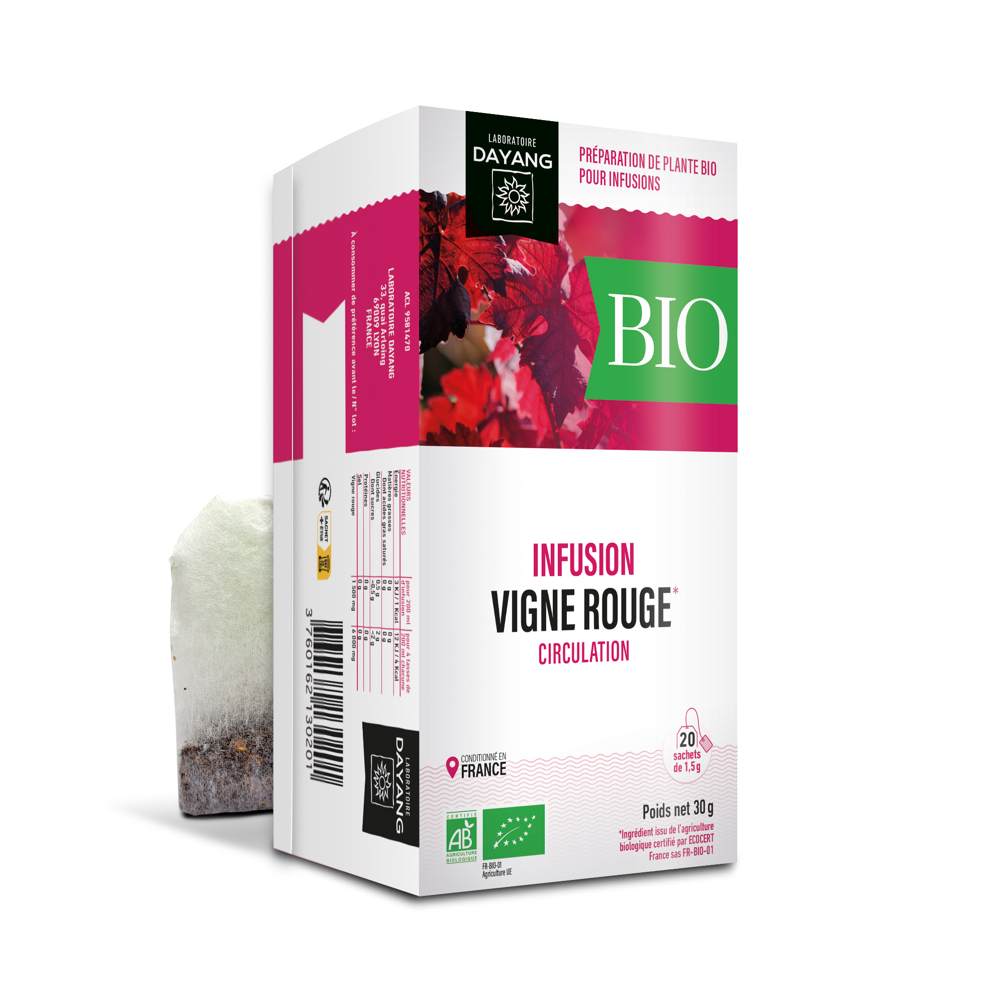 Vigne rouge BIO
