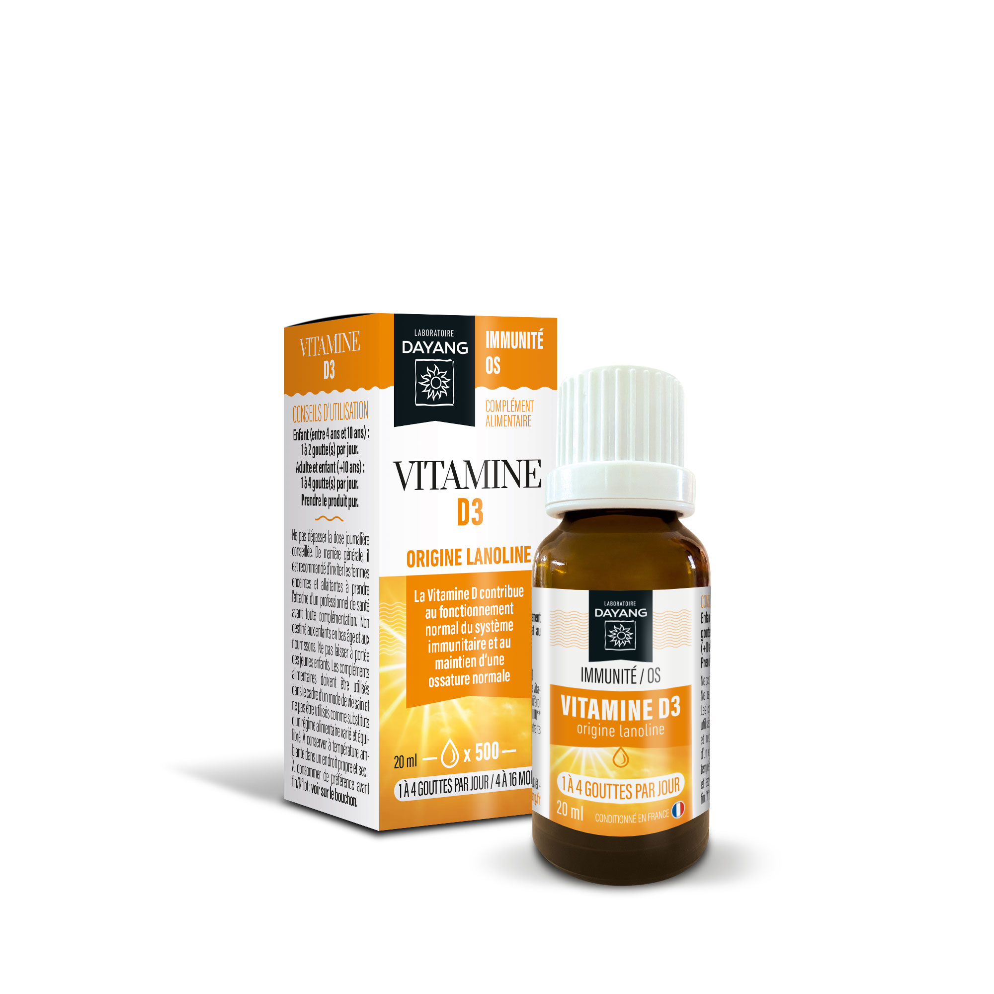 Vitamine D3 2000 UI Lanoline